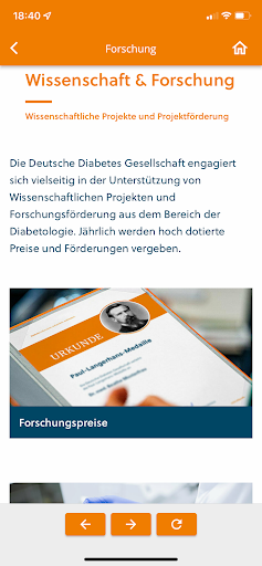 Deutsche Diabetes Gesellschaft Screen 3