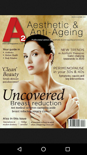 Android application A2 Aesthetic and Anti-Ageing screenshort