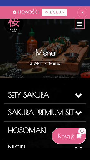 Sushi Sakura Screen 2
