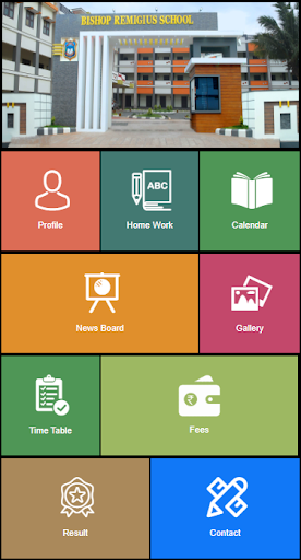 Android application Bishop Remigius School screenshort