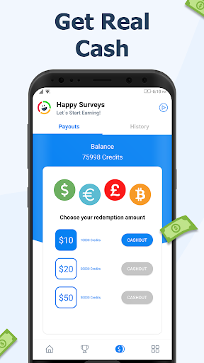 Happy Surveys - Easy Cash App Screen 3