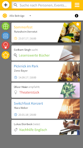 Android application Rutesheim.Vernetzt screenshort