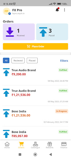 Avysh Partner Screen 2
