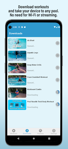Screenshot of PoolFit