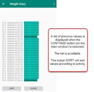 Weight Diary screenshot 5