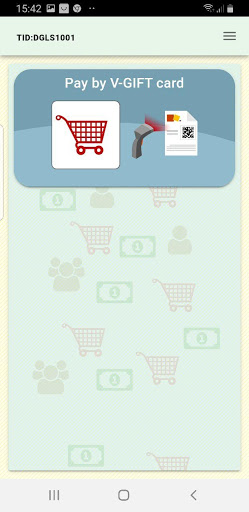 V-Cards Terminal Screen 2