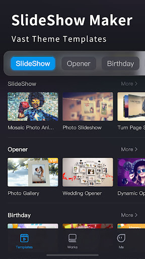 Android application Photo SlideShow - MovieStudio screenshort