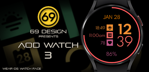 [69D] AOD Watch 3 - Minimal screenshot 0