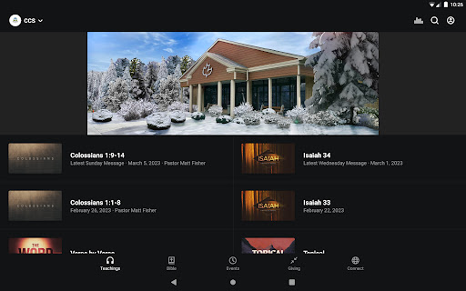 Screenshot of Calvary Chapel Stroudsburg