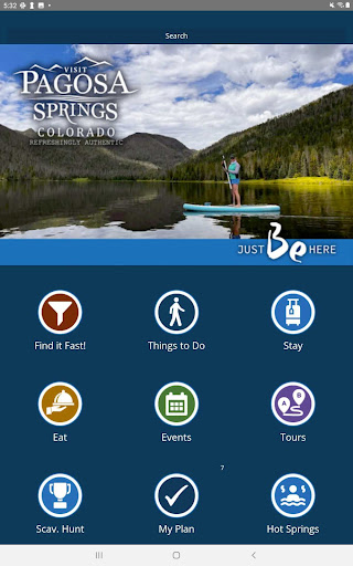 Screenshot of Visit Pagosa Springs