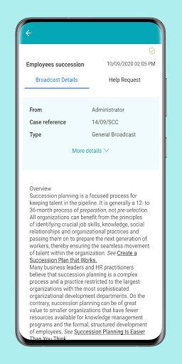 Android application docuTRAK Mobile screenshort