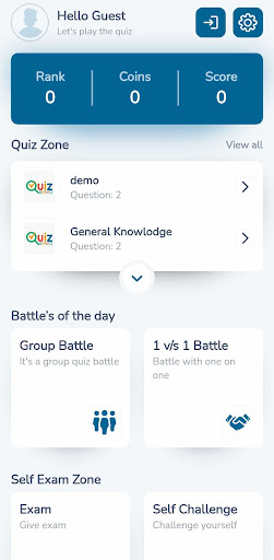 QuizSewa Screen 2