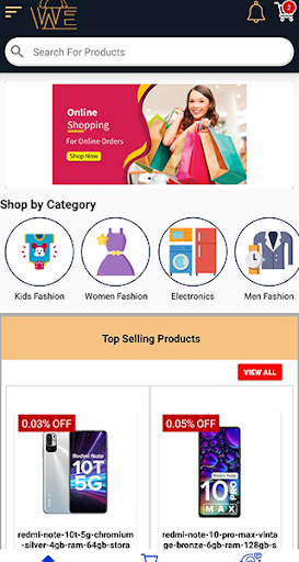 Wevidh Shopping App Screen 3