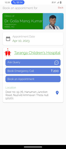 Taranga Childrens Hospital Screen 2