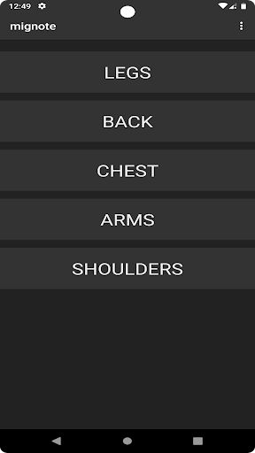 mignote - Workout Log