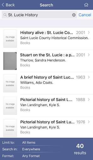 St. Lucie County Library Screen 3