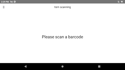 Android application Price Scanner screenshort