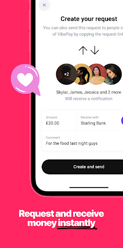 Android application VibePay - Get Paid screenshort