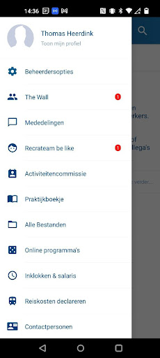 Recrateam (medewerkers) Screen 2