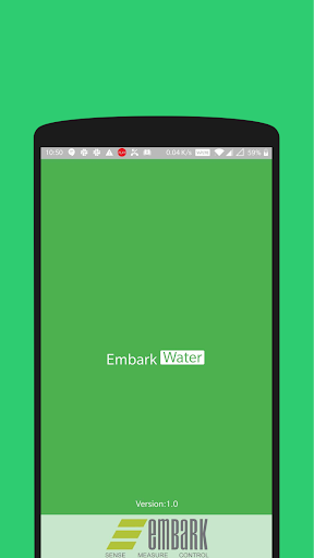 Android application Embark Water screenshort