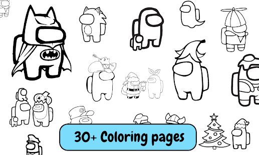 Coloring Book: Inspired By Among Us 1.1.5 Screenshots 3