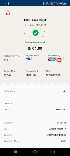 MOSAMBEE PAYMENTS Screen 3