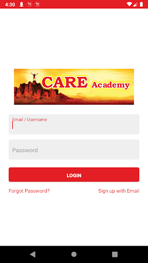 Care Academy Screen 3