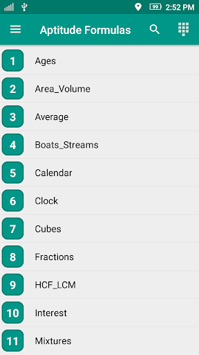 Android application Campus Placement Guide screenshort