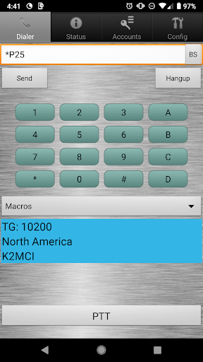 DVSwitch Mobile Screen 2