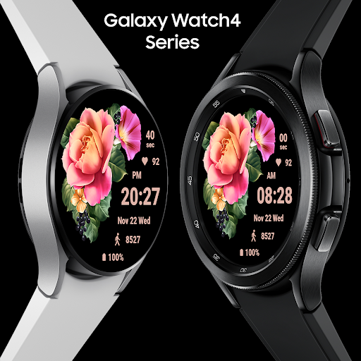 EY01 Flowers Watch Face Screen 3