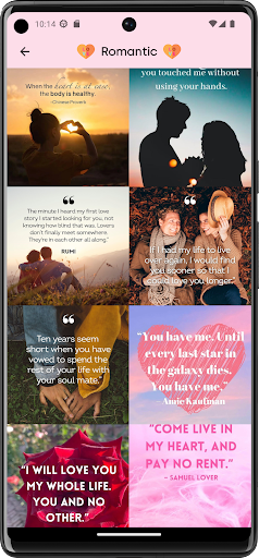 Sweet Love Quotes Screen 2