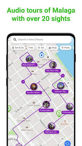 Android application Malaga Tour Guide:SmartGuide screenshort