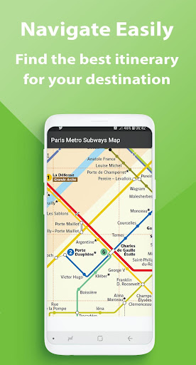 Paris Metro Subways Map