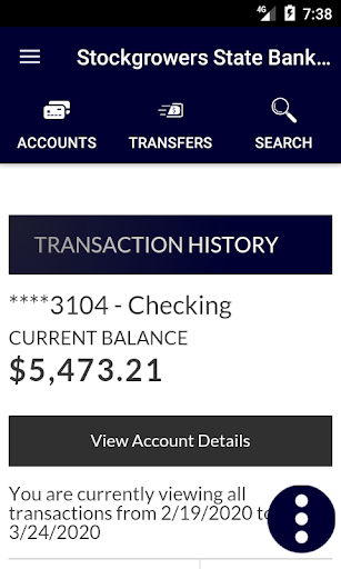 Stockgrowers State Bank Mobile Screen 3
