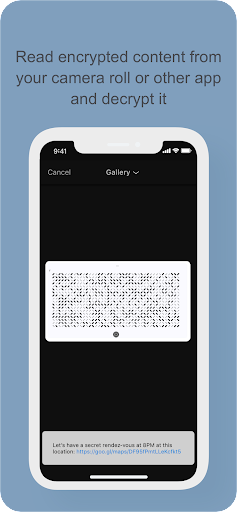 Android application Cyphlens screenshort