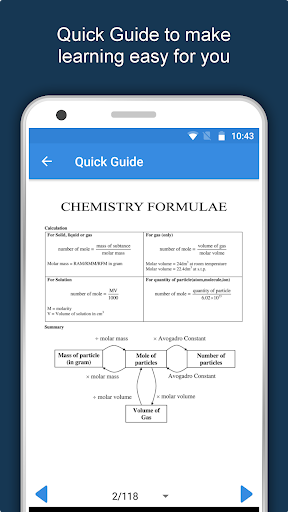 Screenshot of Chemistry Dictionary Offline