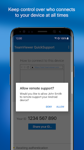 Quicksupport teamviewer android vnc server black screen windows