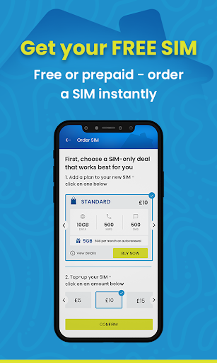 Android application My THM: SIM Only Deals screenshort