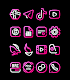 screenshot of BlossomLine - Pink Icon Pack