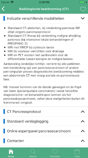 Android application OncoNoVo+ screenshort