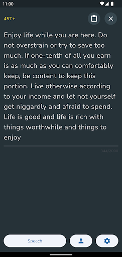 Android application Gringow - TTS (Text to Speech) screenshort