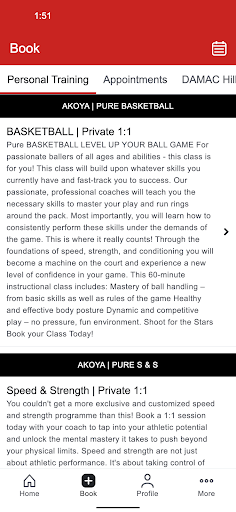 Pure SPRINT App Screen 2