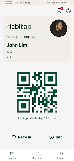 Android application Habitap ONE Office screenshort