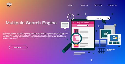 Android application Multiple Search Engine -Quick screenshort