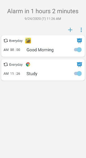 Android application 5 seconds alarm: Wake you up i screenshort