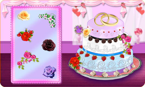 Rose Wedding Cake Maker Games For PC installation