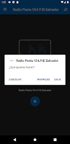 Captura 4 Radio Fiesta 104.9 El Salvador android