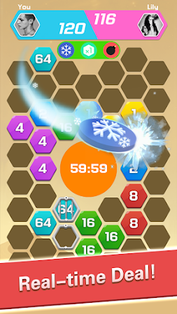 Game screenshot Merge Block Puzzle - 2048 Hexa apk download