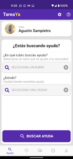 TareaYa Screen 2