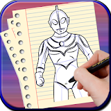 How to Draw Ultraman icon